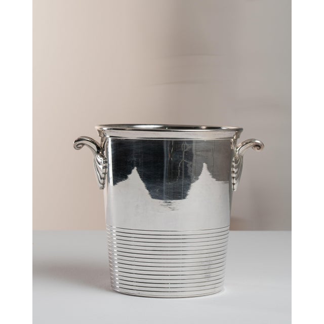 Mid 20th Century France Silver Ice Bucket For Sale - Image 11 of 15