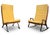Black Mid-Century Teak and Ebonised Steel Shell Chairs with Upholstered Cushions in the style of Gerrit Rietveld, 1960s, Set of 2 For Sale - Image 8 of 18