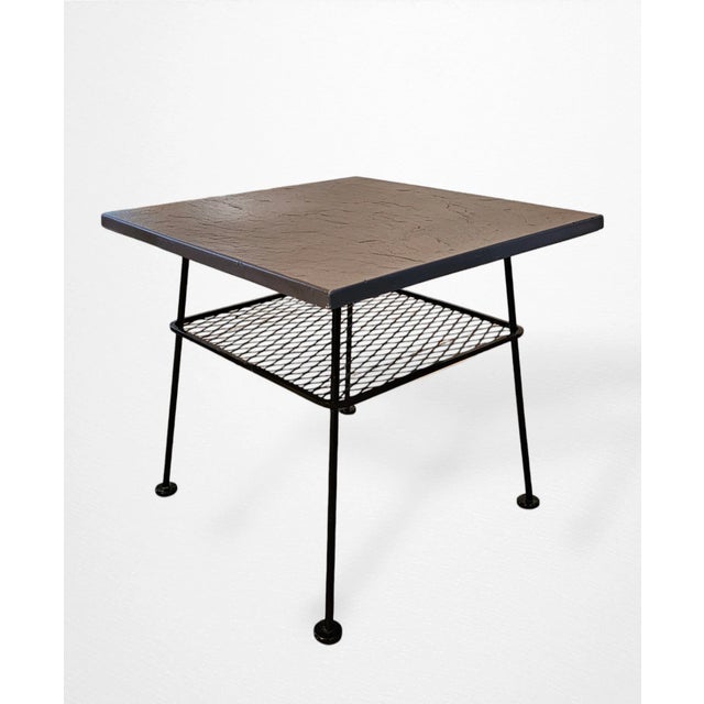 Russell Woodard Vintage Woodard Scupltura Side Tables - Set of 2 For Sale - Image 4 of 6