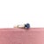 Blue Sapphire Solitaire Ring in Solid 14k Gold, Round Shape 5mm, Size 6.75 For Sale In Columbus - Image 6 of 8