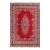 Shabby Chic Persian Kashan Pink/Blue Wool Rug - 9'10'' X 12'5'' For Sale