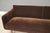 Wood 1950s Mid Century Modern 81.5” Brown Mohair Sofa For Sale - Image 7 of 10