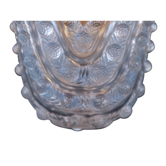René Lalique Vichy Vase by René Lalique, 1937 For Sale - Image 4 of 8