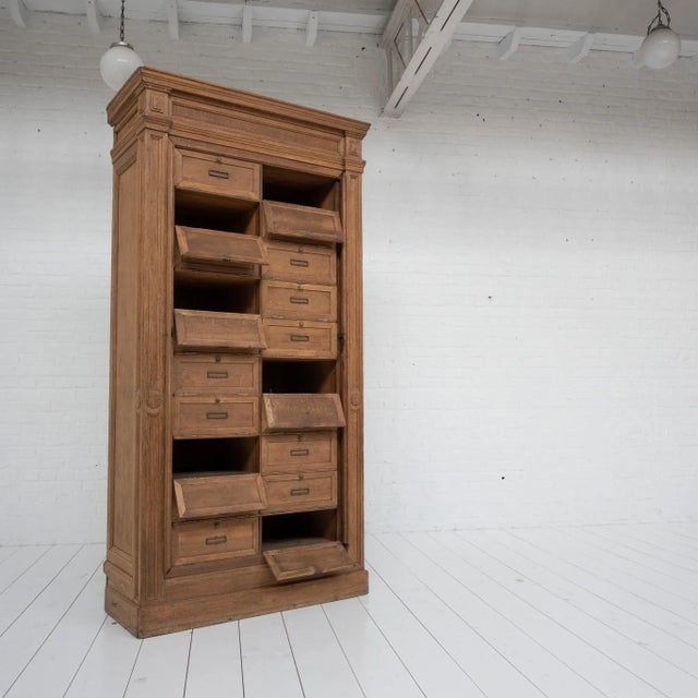 Oak Notary Cabinet, 1930s For Sale - Image 4 of 8