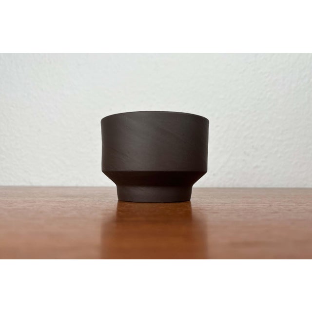 Mid-Century Modern German Studio Pottery Minimalist Vase from BKW Böttger Keramik Wandsbek, Hamburg, 1960s, in Very Good...