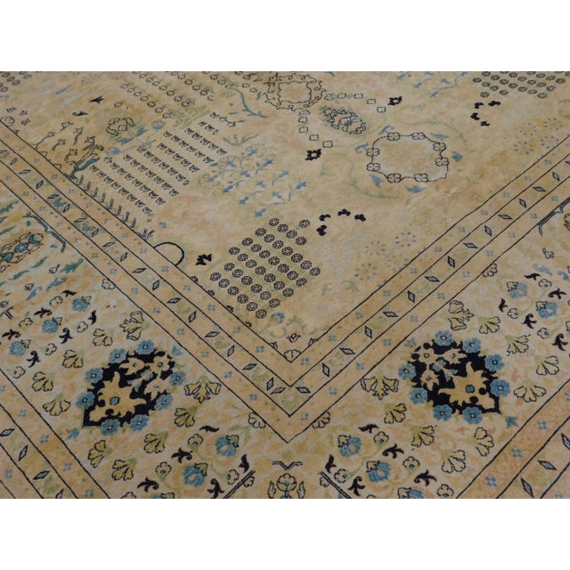 Indian Amritsar Design Indian Rug - 9' x 12' For Sale - Image 3 of 12