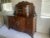 Mid 20th Century European Large Exquesite Carved Oak Black Forest Style Buffet/Sideboard With Unique Curved Glass Display For Sale - Image 17 of 18