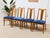 Mid-Century Modern Blue Vintage Mid Century Dining Chairs For Sale - Image 3 of 7