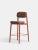 Set of 6 brick red residence 65 counter chairs by kann design dimensions: d 50 x w 46 x h 93 cm. Materials: steel tube, hr...
