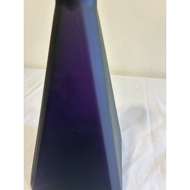 Amethyst Vintage Amethyst Glass Decanter For Sale - Image 8 of 13