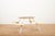 Table Set with White Metal Frame and Plywood Tabletop For Sale - Image 16 of 16