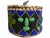 Mid-20th Century Nigerian Yoruba Large Ceremonial Beaded Vessel With Reptile Finial For Sale In Chicago - Image 6 of 18