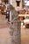 Mid-Century French Cast Stone Garden Figure of Woman at Well on Fluted Pedestal For Sale - Image 9 of 13