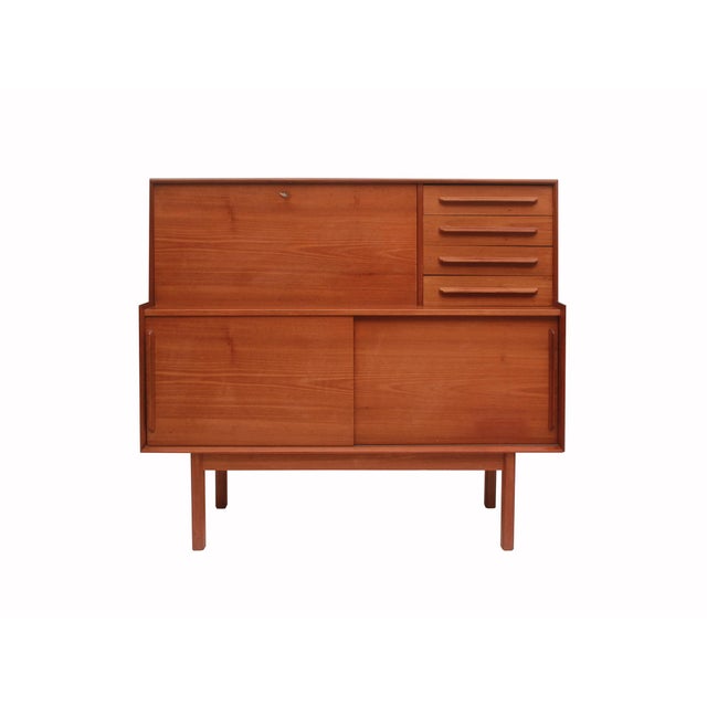 Danish Sideboard with Secretary in Teak, 1965 For Sale - Image 16 of 16