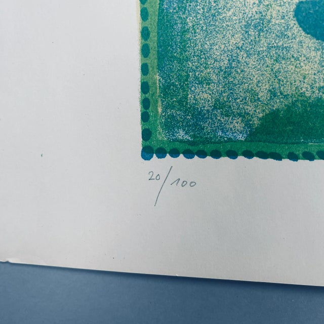 Paper Mid 20th Century "Fruhung an Der See" Artist's Proof Numbered Print by Gisbert Pupp For Sale - Image 7 of 12