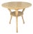 Vintage Carved & Custom Painted Round Side Table With Hoof Feet For Sale