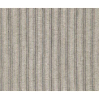 Schumacher Cascade Stripe Sheer Fabric in Stone For Sale