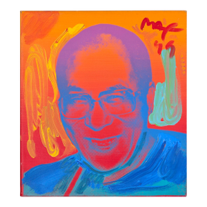Peter Max, Dalai Lama (Original Painting on Canvas), 1999