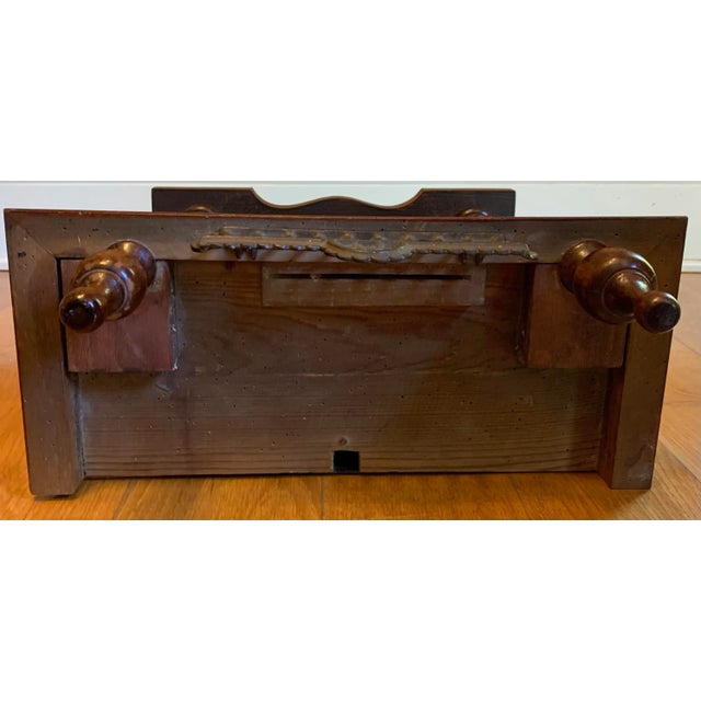 Mid 20th Century Antique Victorian Wall Clock For Sale - Image 5 of 8