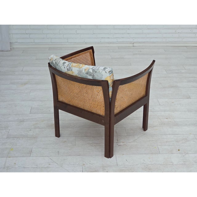 Danish Plexus Armchair in Teak and Mesh by Illum Wikkelsø for CFC Silkeborg, 1970s For Sale - Image 6 of 18