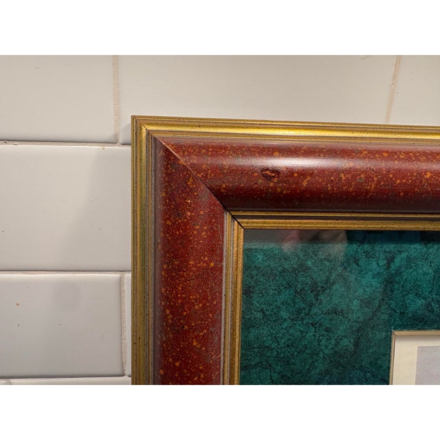 Bald Equestrian Riders! Pair of Vintage R. B. Davis Framed Fox Hunt Prints – Gold‑Edged Mats - Ralph Lauren Style, Traditional & English Country For Sale - Image 10 of 12