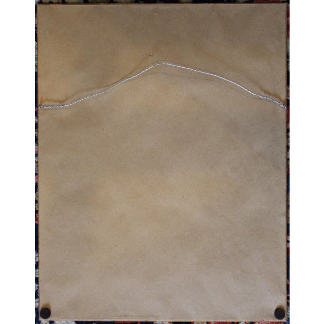 Mid 20th Century Circa 1950s "Rainbow Row" American Hand Colored Print by Julia Homer Wilson For Sale - Image 5 of 5