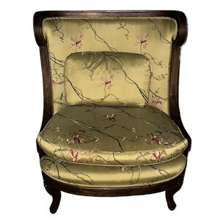 Late 20th Century Attributed to Alexander & Mary John Richard Oversize Barrel-Back Lounge Chair For Sale