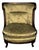 Late 20th Century Attributed to Alexander & Mary John Richard Oversize Barrel-Back Lounge Chair For Sale