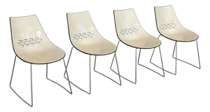 Italian Calligaris Jam Dining Chairs, Set of 4