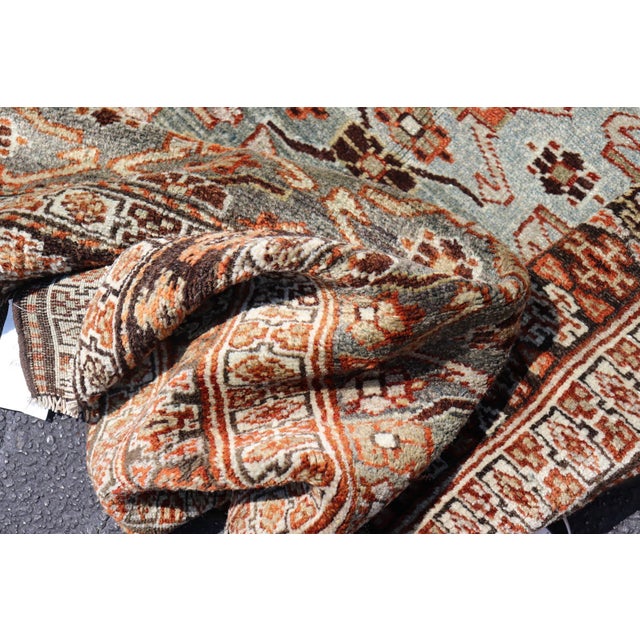 Antique Persian Kurdish Gallery Rug With Allover Geometric Design 5'1 X 10'6 For Sale - Image 14 of 15