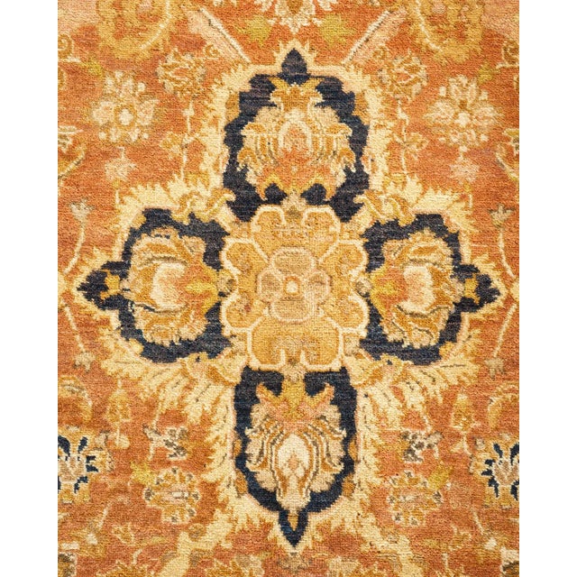 Traditional Mogul, One-of-a-Kind Hand-Knotted Area Rug - Brown, 8' 2" x 10' 8" For Sale - Image 3 of 8