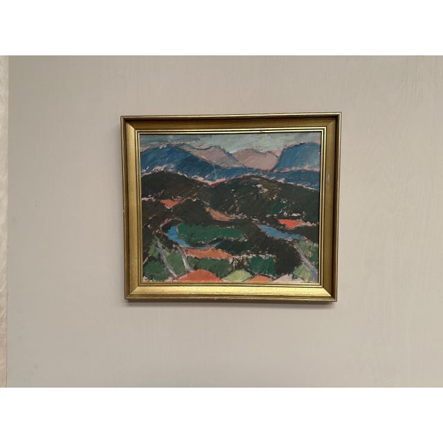 John Hedman, At Vålådalen, 1957, Oil on Panel, Framed For Sale - Image 4 of 16