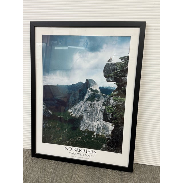 Mark Wellman No Barriers Glacier Point, Yosemite Poster For Sale - Image 11 of 12