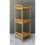 Exuding mid-20th-century organic charm, this vintage three-tier rattan shelf highlights exquisite natural craftsmanship...