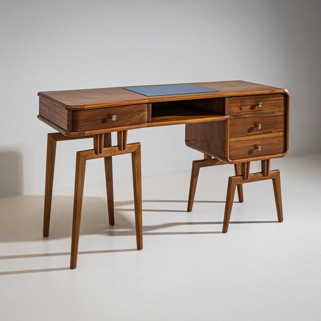 Mid-20th Century Desk, Attributed to Silvio Cavatorta, Italy For Sale - Image 9 of 12