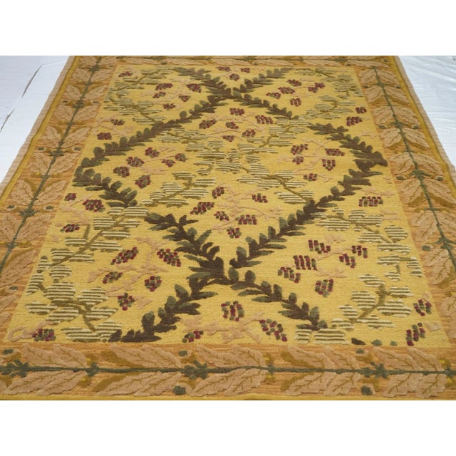 Turkish Sumak Rug 6'0" X 9'0" For Sale - Image 4 of 11