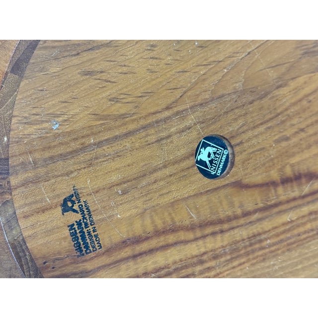 Large Teak Bowl by Richard Nissen, Denmark, 1960s For Sale - Image 6 of 11