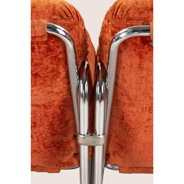 Metal Tucroma Series Lounge Chairs by Guido Faleschini, 1970, Set of 4 For Sale - Image 7 of 11