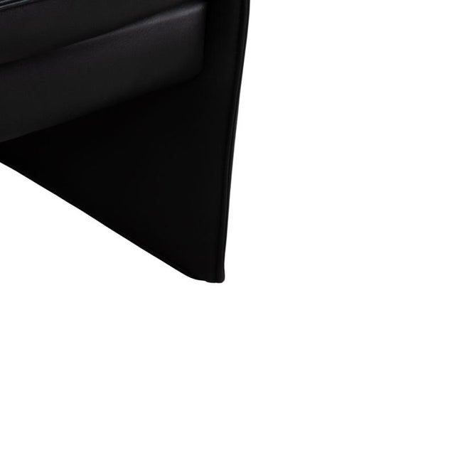 Leather Three-Seater Black Bora Sofa from Leolux For Sale - Image 6 of 12