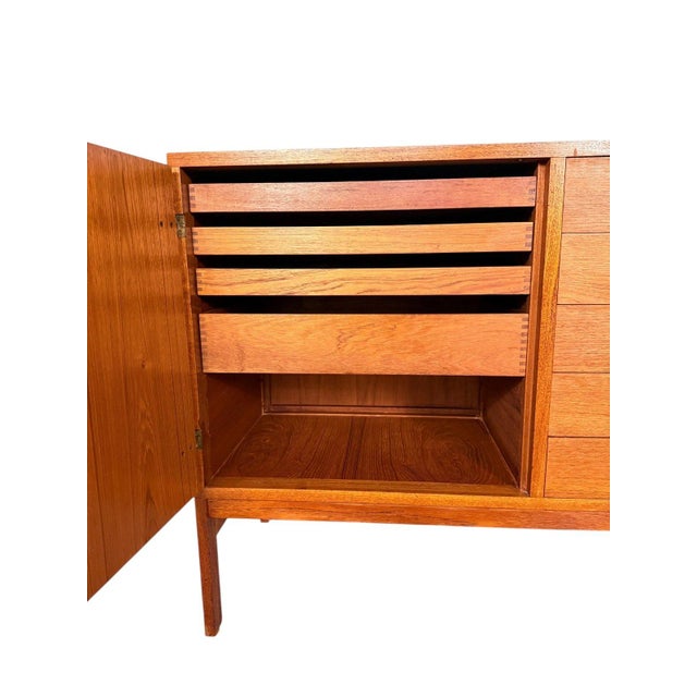 Ole Gjerlov Knudsen & Torben Lind Teak Sideboard for France & Sons For Sale - Image 15 of 15