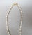 Pink Vintage C1990 Signed Napier Goldtone Faux-Pearl Pink Flower Necklace For Sale - Image 8 of 10