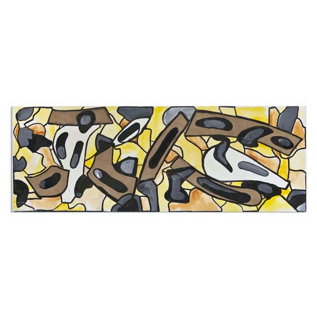 Dalila Crotti, Fields and Skies 3, Acrylic on Canvas, 2007 For Sale