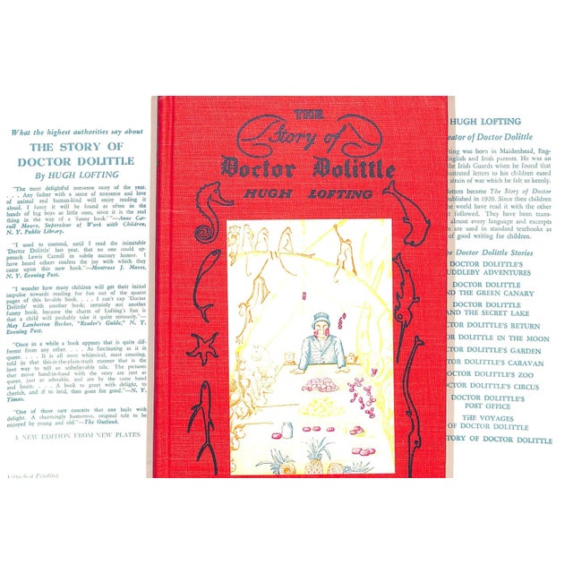 LOFTING, Hugh [172] pp. J.B. Lippincott Co. 1948 Fifty-first Printing 8 1/8" x 5 3/4" The Story of Doctor Dolittle is a...