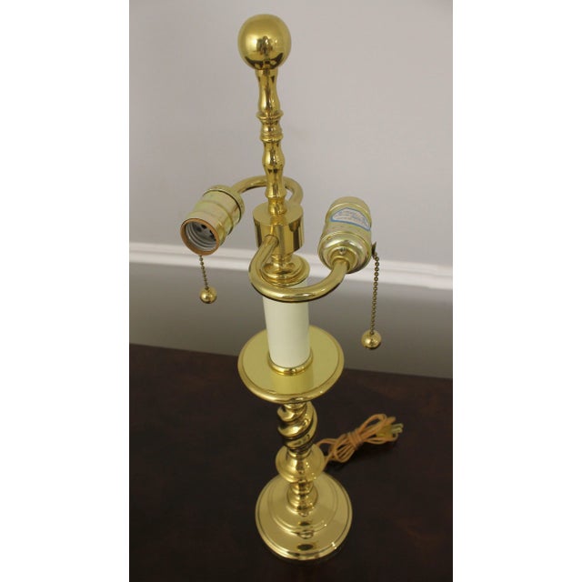Age: Approx: 20 Years Old Details: High Quality Construction Quality Solid Brass w. High Polished Finish Possibly Baldwin...