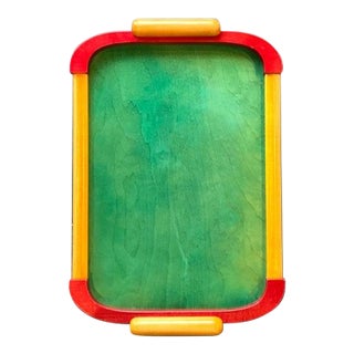 Vintage Italian Postmodern Tray For Sale