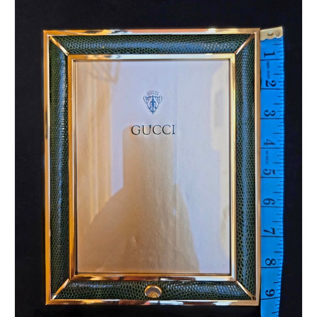 Designed by the legendary House of Gucci, this exceptional picture frame is a fine example of Italian luxury...
