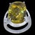 18 Carat Natural Lemmon Topaz Checkerboard Cocktail Ring 18 Karat Gold, Estate For Sale - Image 18 of 18