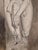 Paper Ellen Hägg, Nude Study Sketch, 1894, Drawing in Charcoal For Sale - Image 7 of 9