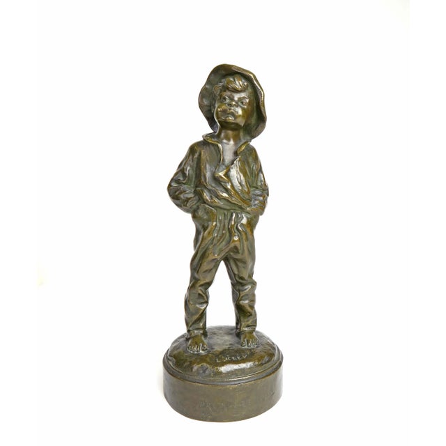 19th Century French Patinated Bronze Figural Sculpture by Louis Kley For Sale - Image 10 of 10