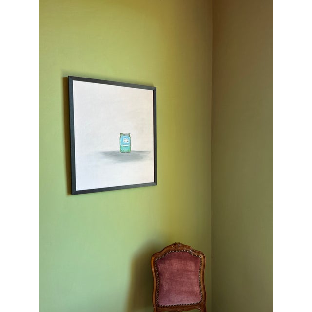 Hope in a Glass With Pale Pink Air Original Painting by Natalie Mitchell/Sette Design For Sale - Image 9 of 9